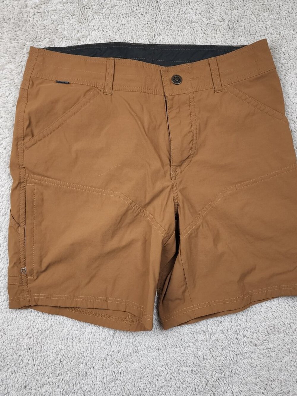 Kuhl REI Shorts Men's 32x8 Brown Outdoor Utility Pockets Gorpcore Hiking Camp